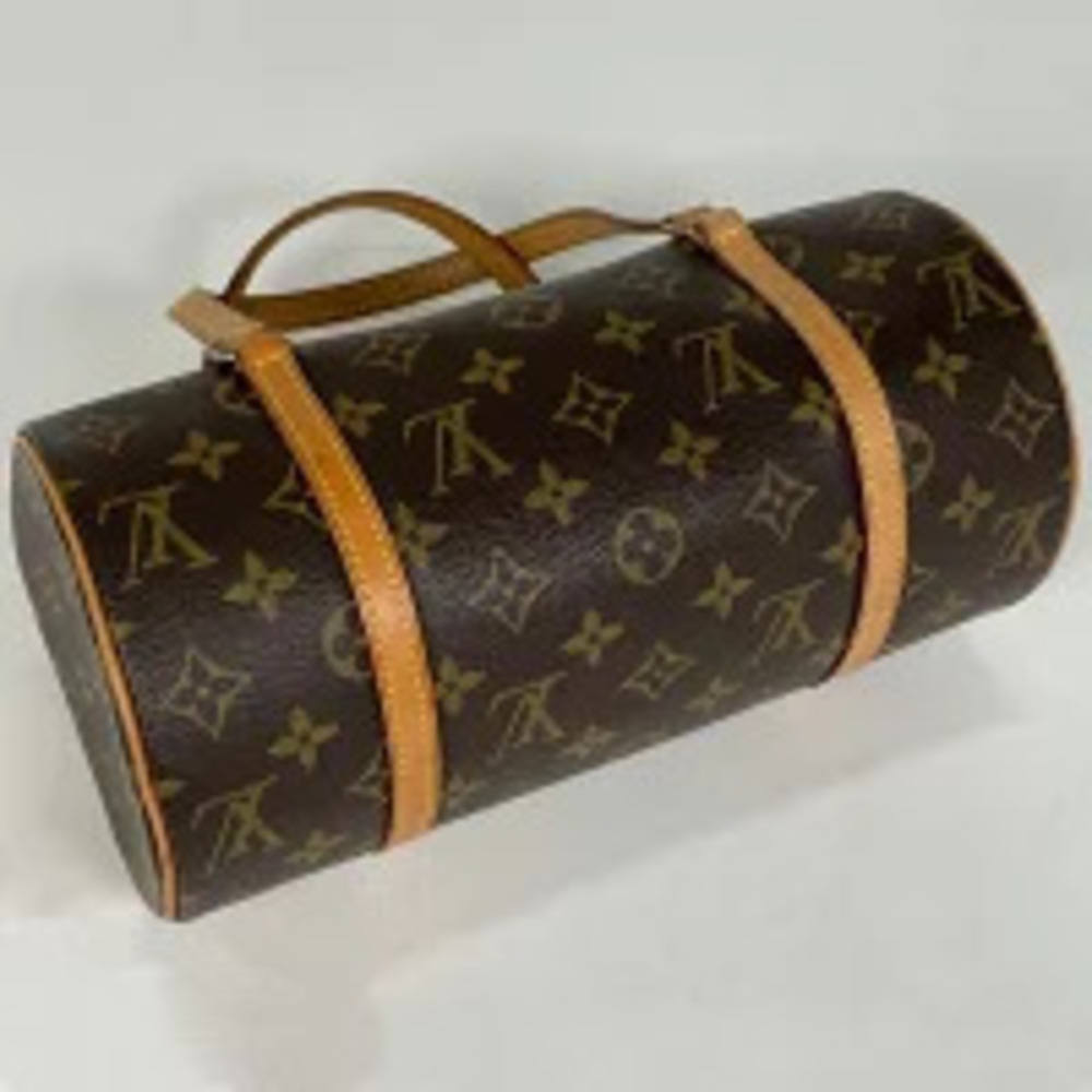 Louis Vuitton Monogram Papillon Bag Barrel handbag brown cylindrical